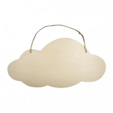 Nuvem de madeira 40cm para pendurar, FSCMix 