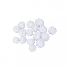 Pom Pom de Tule Branco