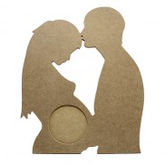 Moldura Grávida Casal