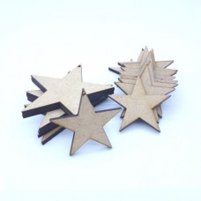 Apliques/recortes estrelas 100 unidades
