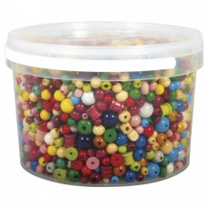 Missangas sortidas, tamanho 4-16 mm ø, embalagem de 1200 g